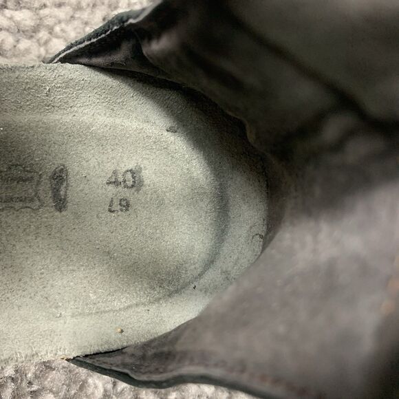 NAOT Rianna Cork Sandal Women’s EU 40 US 9-9.5 Coal Leather Strappy Gladiator - Picture 8 of 8